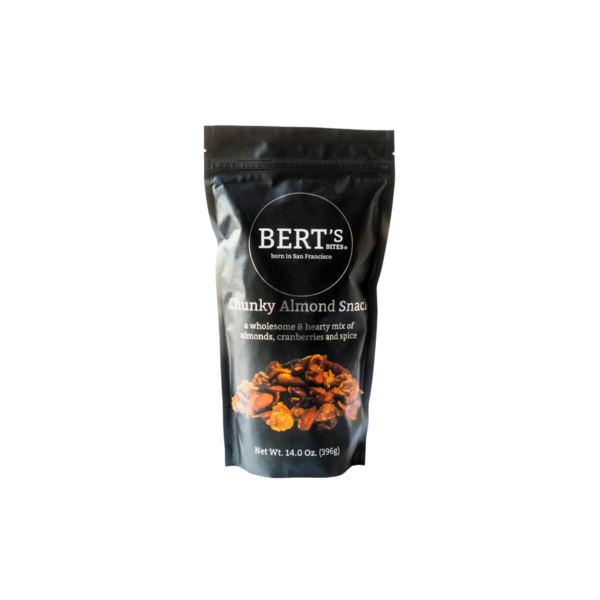 Bert's Bites Chunky Almond Snack Bag Image 1