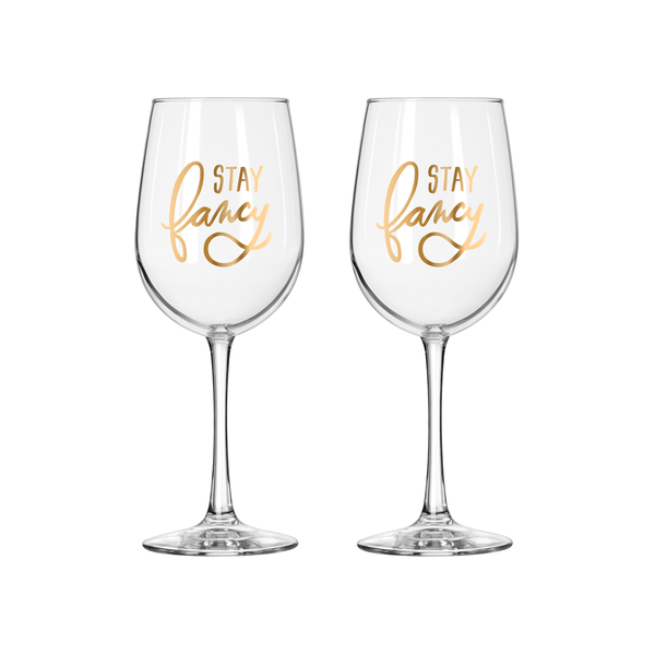 Stay Fancy Wine Glasses Image 1
