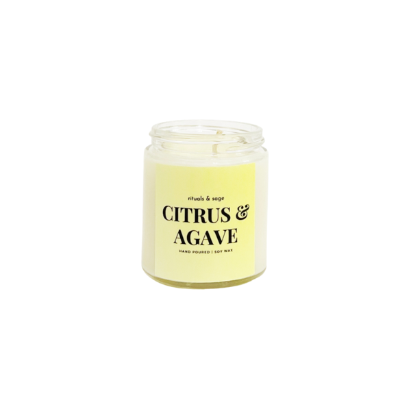 Citrus Agave - Hand Poured Soy Candle Image 1