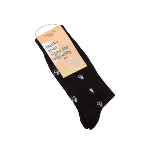 Conscious Step: Socks that Fight for Equality - Black/White