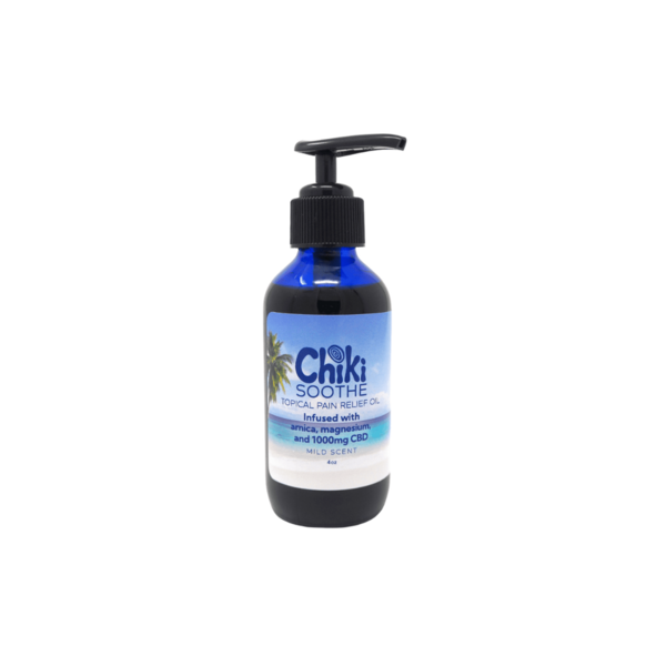 Chiki Soothe CBD Massage Oil Image 1