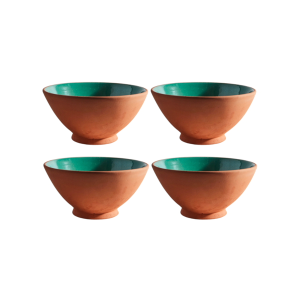 Moroccan Terracotta Serving Bowls Image 1