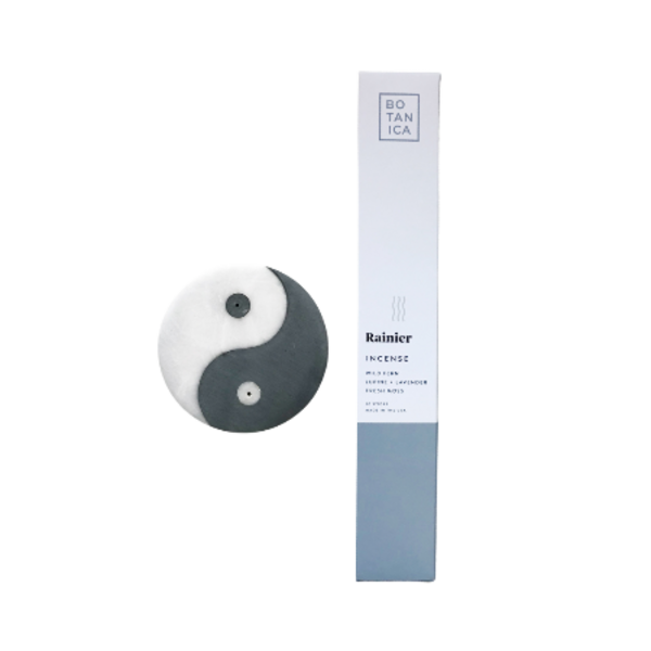 Yin Yang Incense Holder + Sticks Image 1