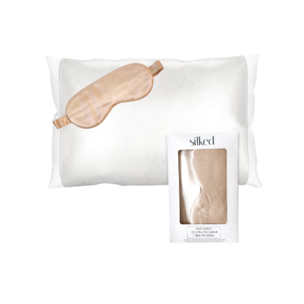 Silk Pillow Sleeve & Eye Mask Image 1