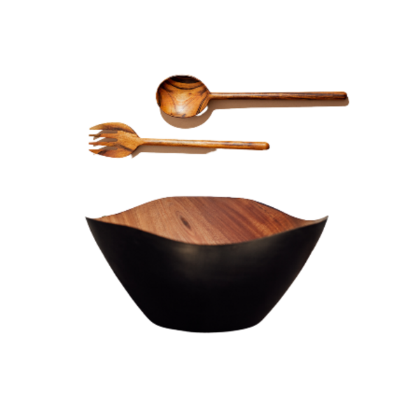 Salad Bowl & Server Set Image 1