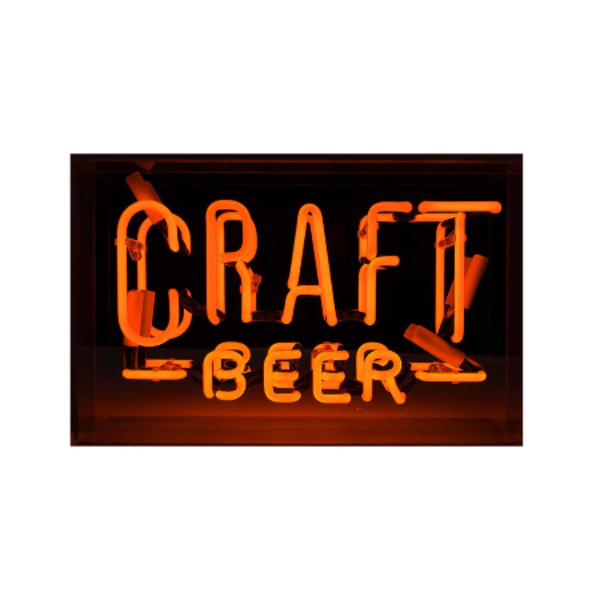 Craft Beer Glass Neon Sign Image 1