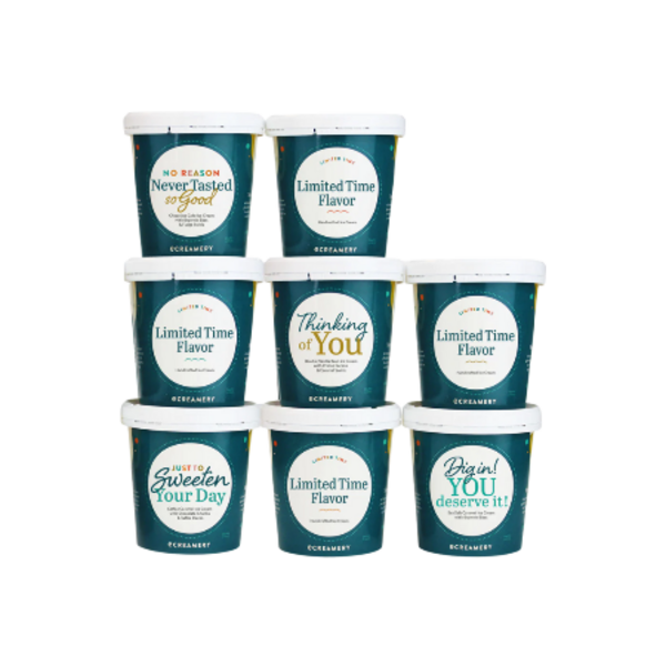8 Handcrafted Ice Cream Pints Image 1