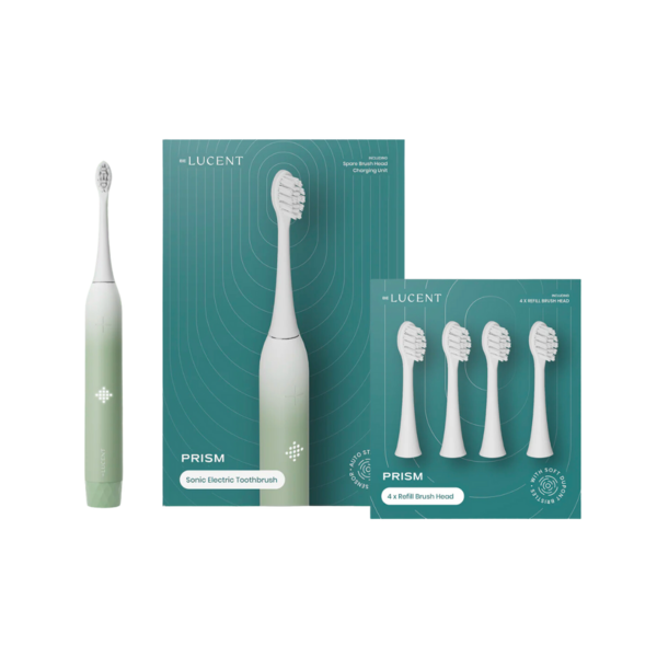 Prism Electric Toothbrush + Replacement Heads Image 1