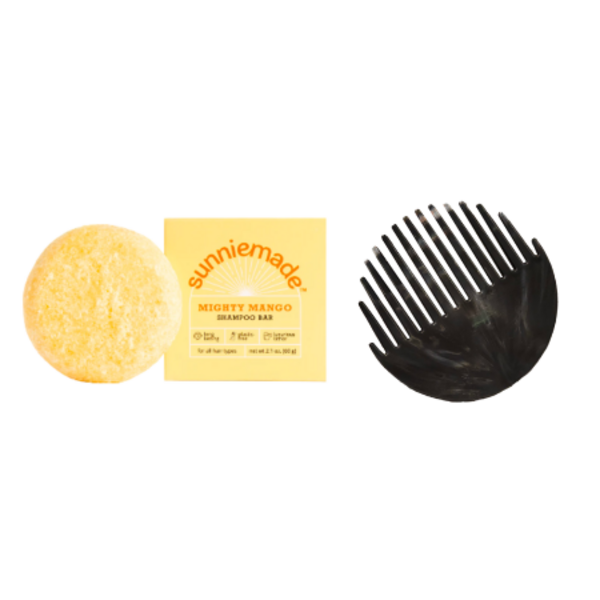 Shampoo Bar + Shower Comb Image 1