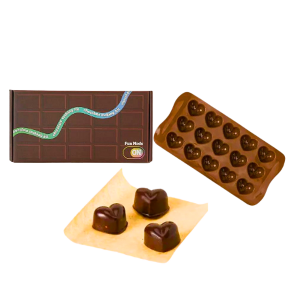 Nutty Chocolate Heart Truffles Kit Image 1