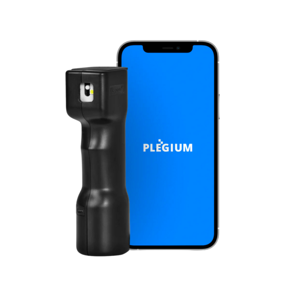 Plegium SMART Pepper Spray + 1 Year Premium Monitoring Image 1