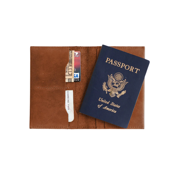 Leather Passport Holder Image 1