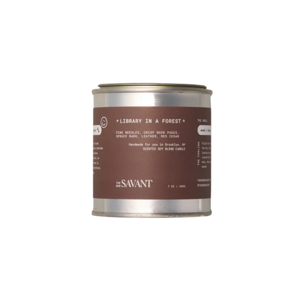 THE NEW SAVANT - The Library in a Forest Candle