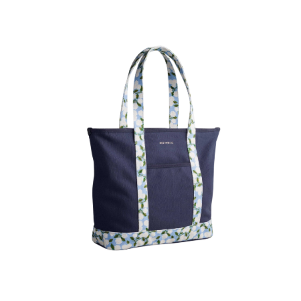 Rifle Paper Co Hydrangea Canvas Carry All Bag