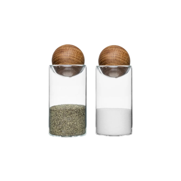 Widgeteer Salt & Pepper Shakers with Oak Stoppers