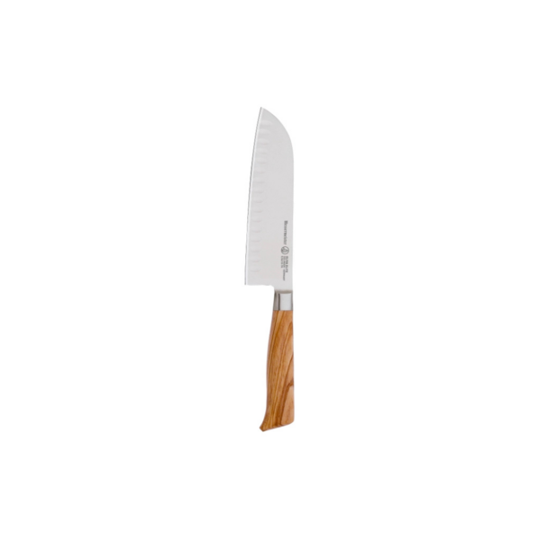 Messermeister Oliva Elite Kullenschliff Santoku Knife - 7"