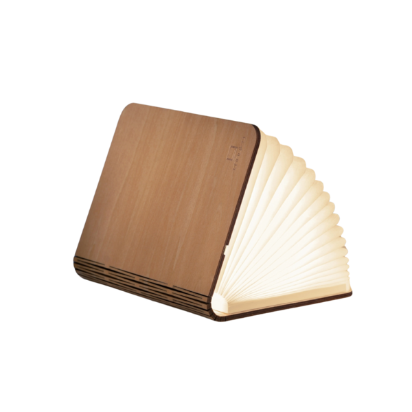 Gingko Design Natural Wood Smart Book Light