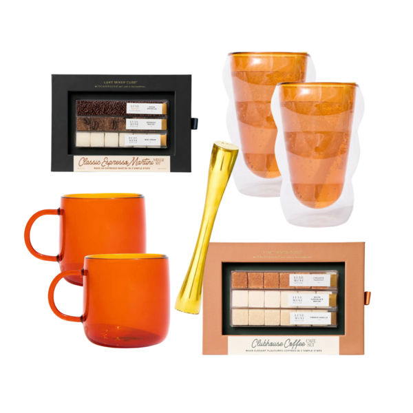 Product and lifestyle images of Teaspressa espresso all day kit