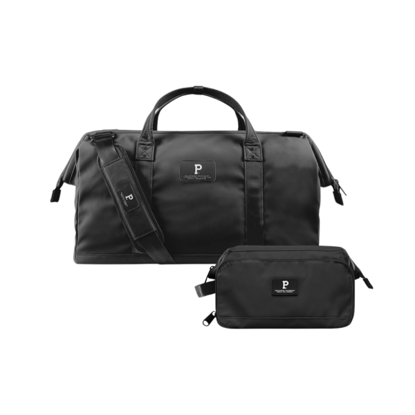 Product images of Cascade Travel Essentials duffel and dopp
