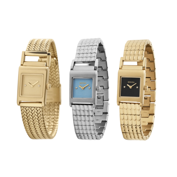 Product and lifestyle images of Breda Revel Watches