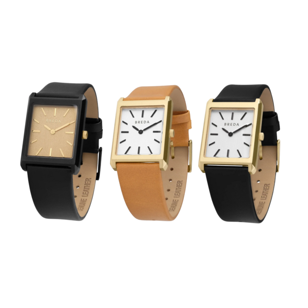 Product and lifestyle images of Breda Virgil Watch