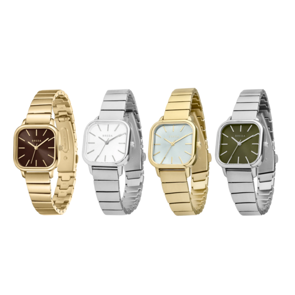 Product and lifestyle images of Breda Esther Watch
