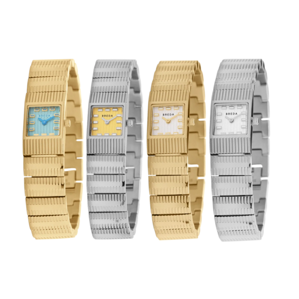 Product and lifestyle images of Breda Groove Watches