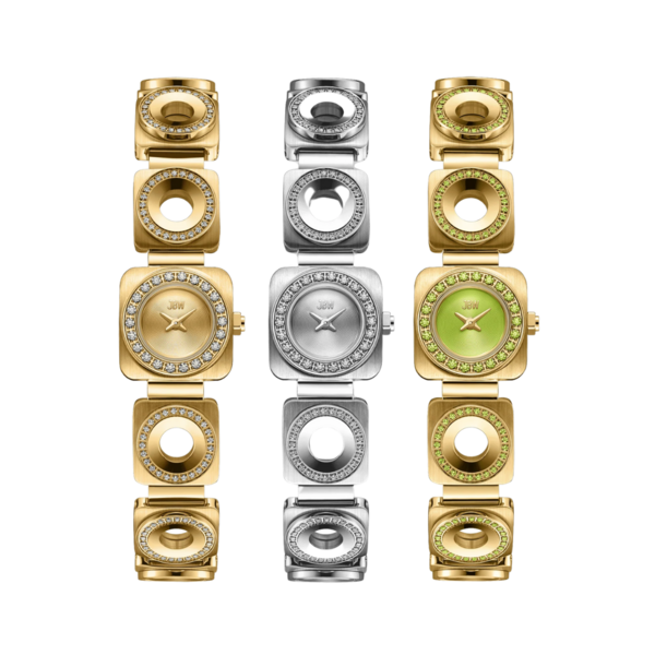 Product and lifestyle images of JBW Chasm Petite Watches