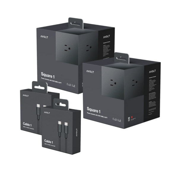 Product images of AVOLT USB-C Charging Bundle