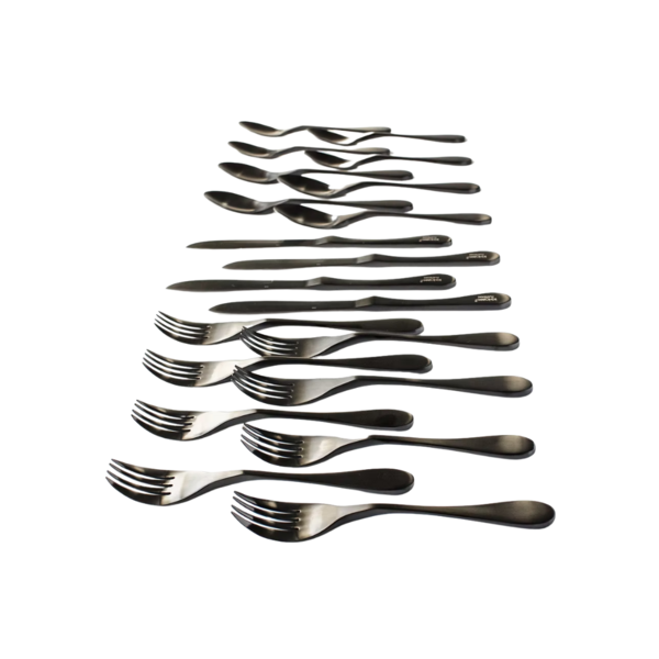 Matte Stainless Steel Flatware 20 Piece Set