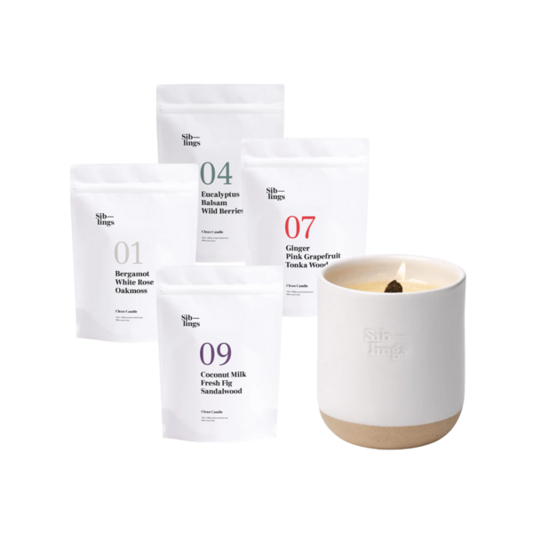 Product images of DIY Refillable Candle Kit