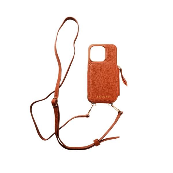 Product images of On-the-Go Leather iPhone Wallet