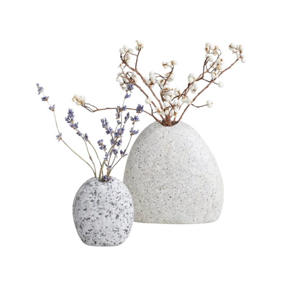 Product images of Beach Stone Vase Pair