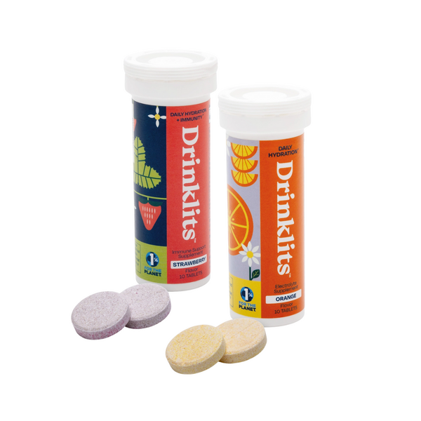 Product images of drinklits hydration tablets