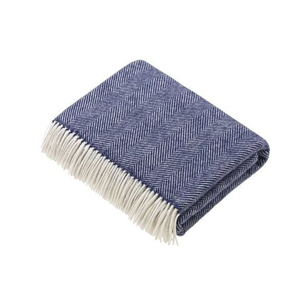 Merino Lambswool Herringbone Throw