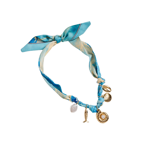 Charm Scarf Necklace