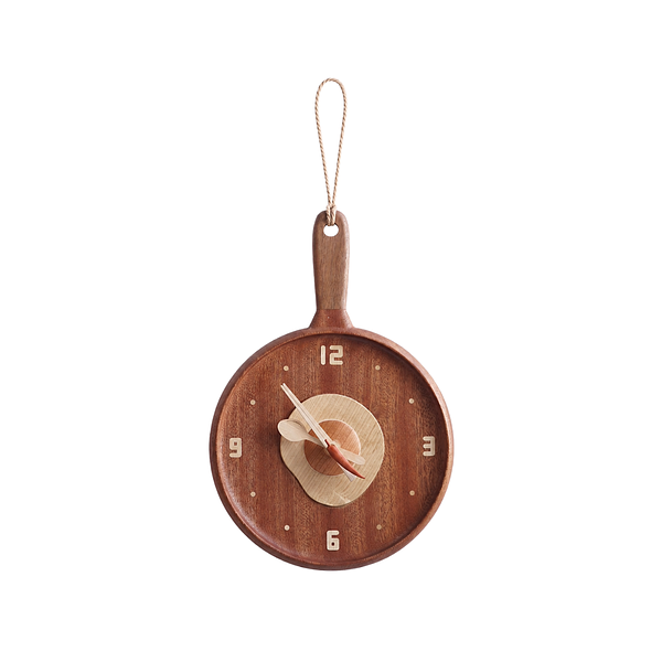 Sunny Side Up Wooden Wall Clock