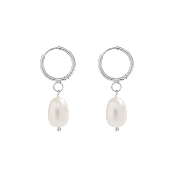 Freshwater Pearl Huggie Earrings