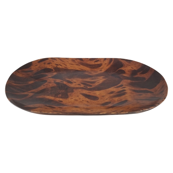 Mango Wood Oval Platter Image 1
