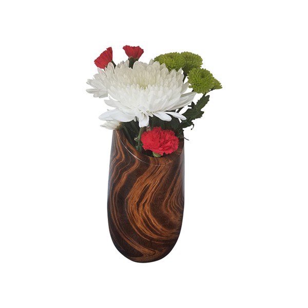Marble Mango Wood Vase Image 1