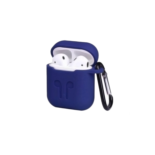 Silicone AirPods Case - Blue Image 1