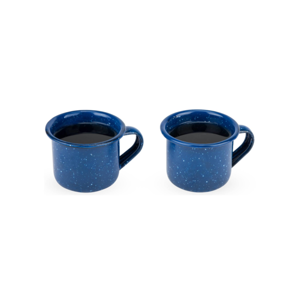 Blue Enamel Shot Glasses Image 1