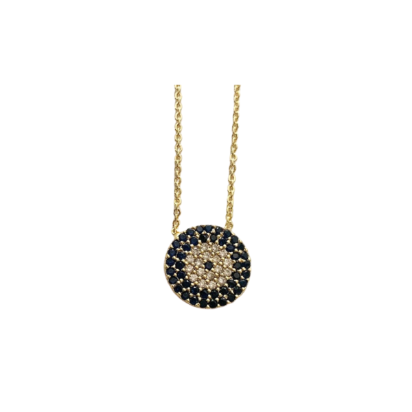 Circle Jewel Necklace Image 1